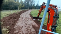 Rovnání povrchu - cesta